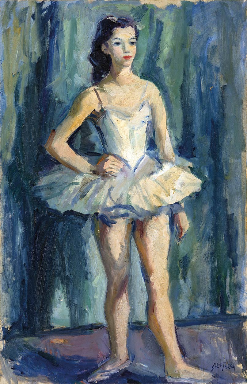 Bertalan Albert (1899-1957) Ballerina, Paris, 1930s