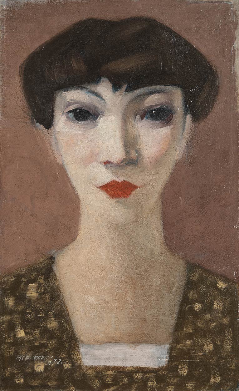Medveczky Jenő (1902-1969) Női portré, 1938