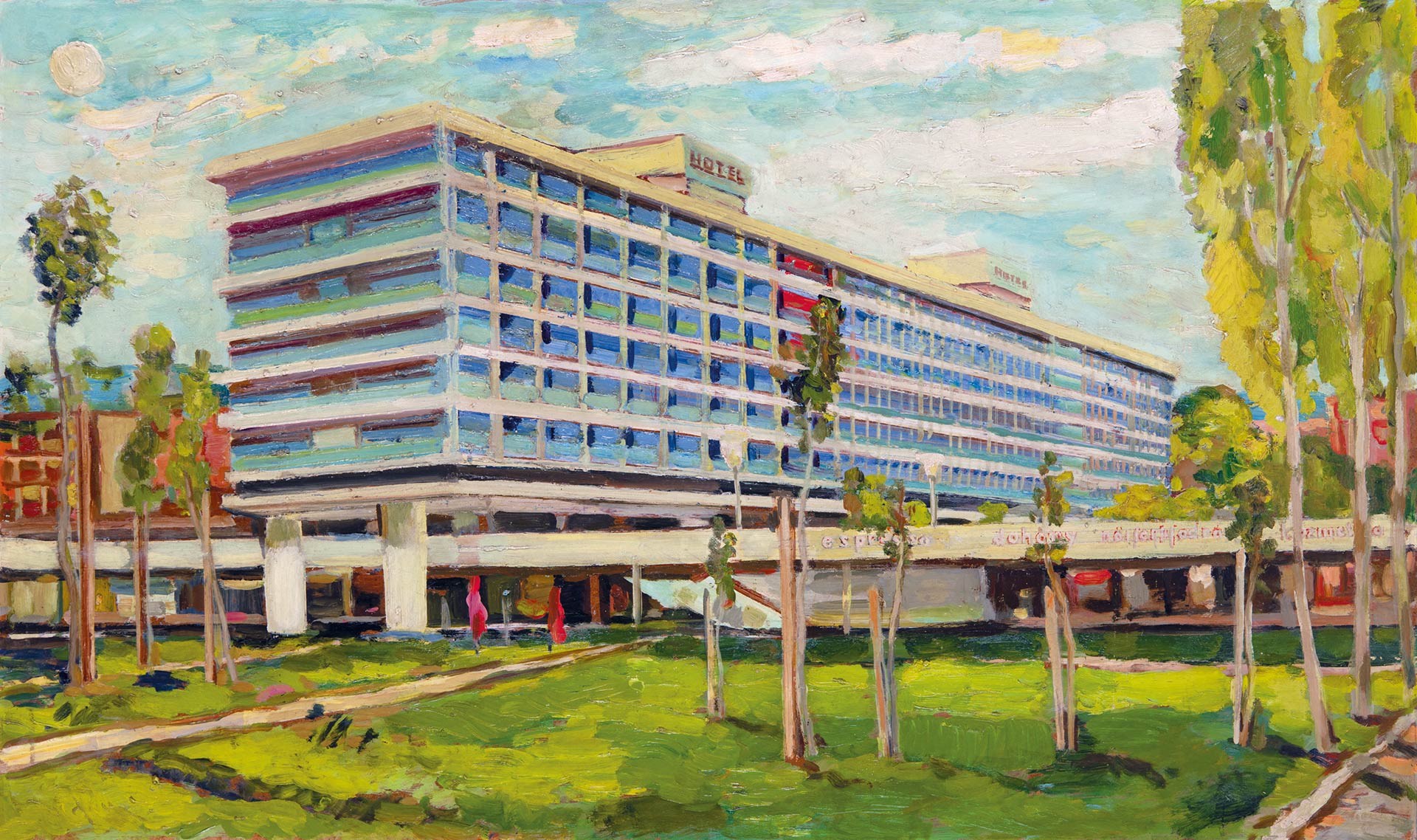 Schéner Mihály (1923-2009) Hotel Riviera, Balatonföldvár