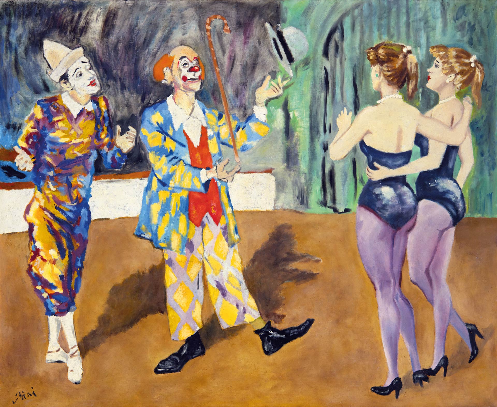 Biai Föglein István (1905-1974) In the Circus