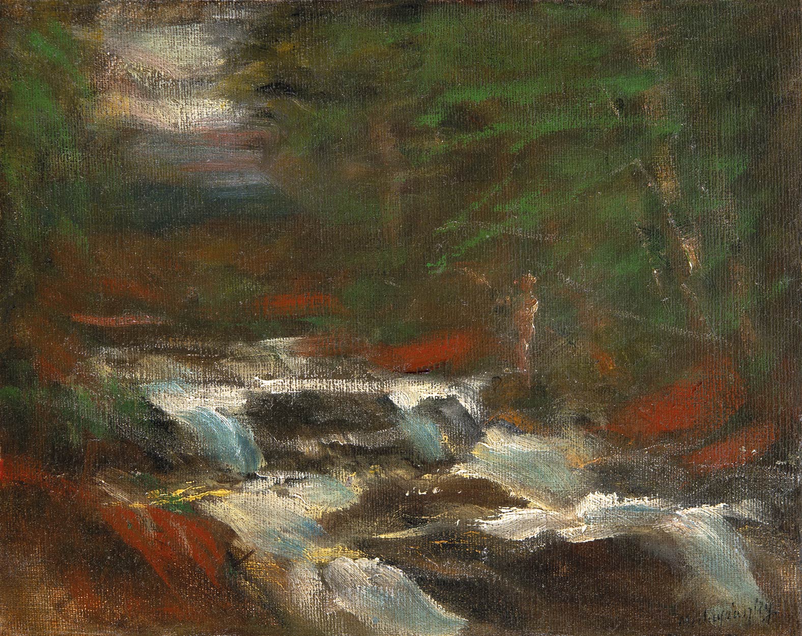 Mednyánszky László (1852-1919) Rapid stream