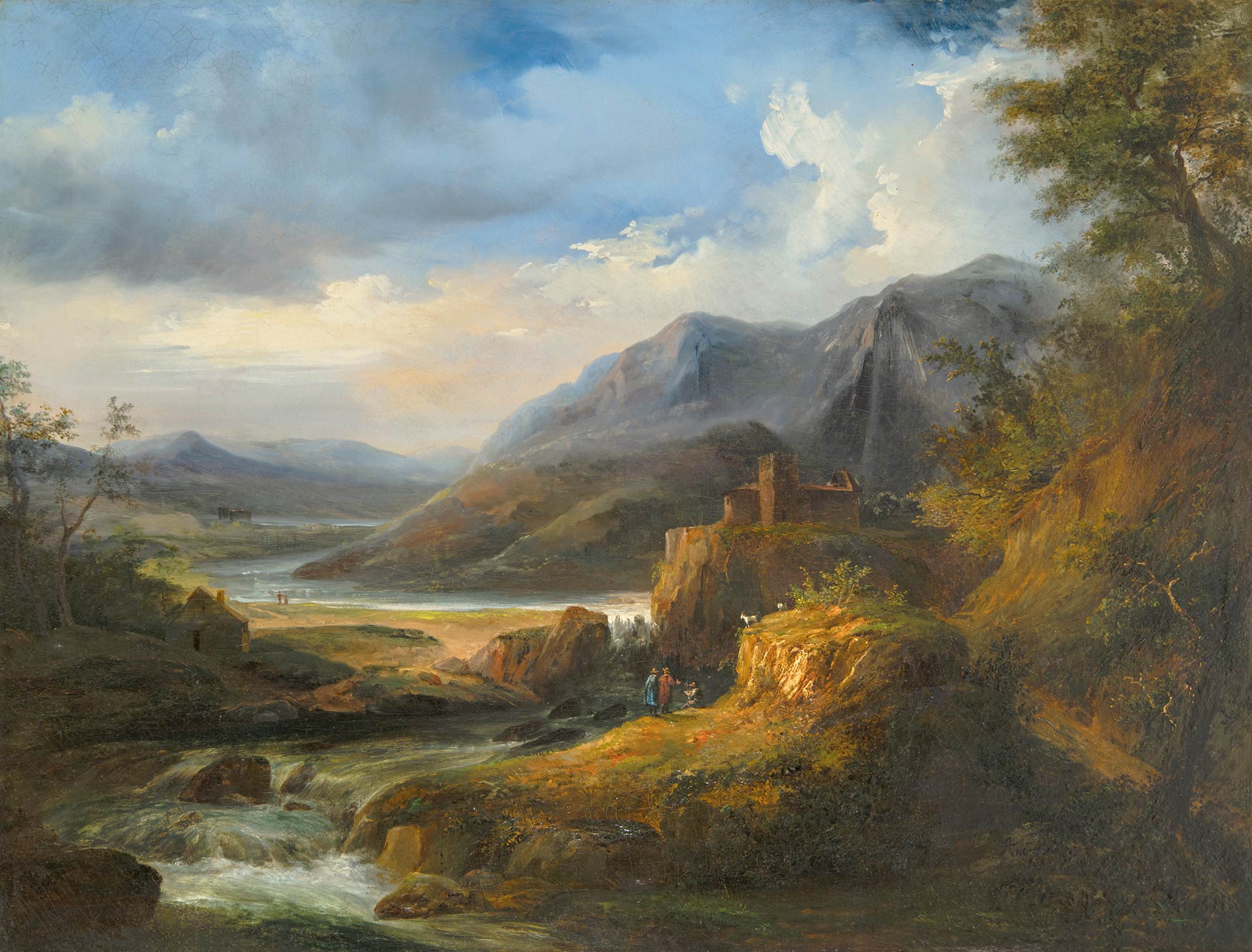 Markó András (1824-1895) In the Valley, 1868