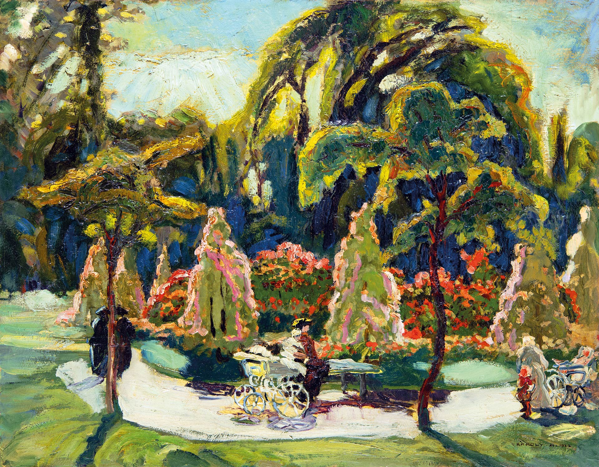 Károlyi Andor (1894-?) Park, 1922