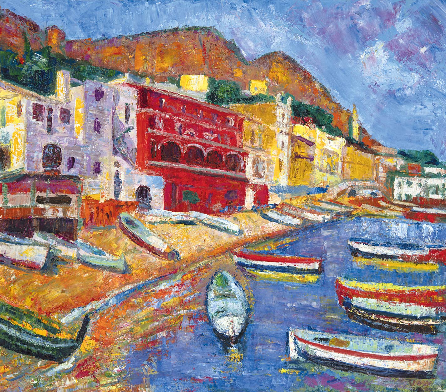 Vén Emil (1902-1984) Capri, 1973