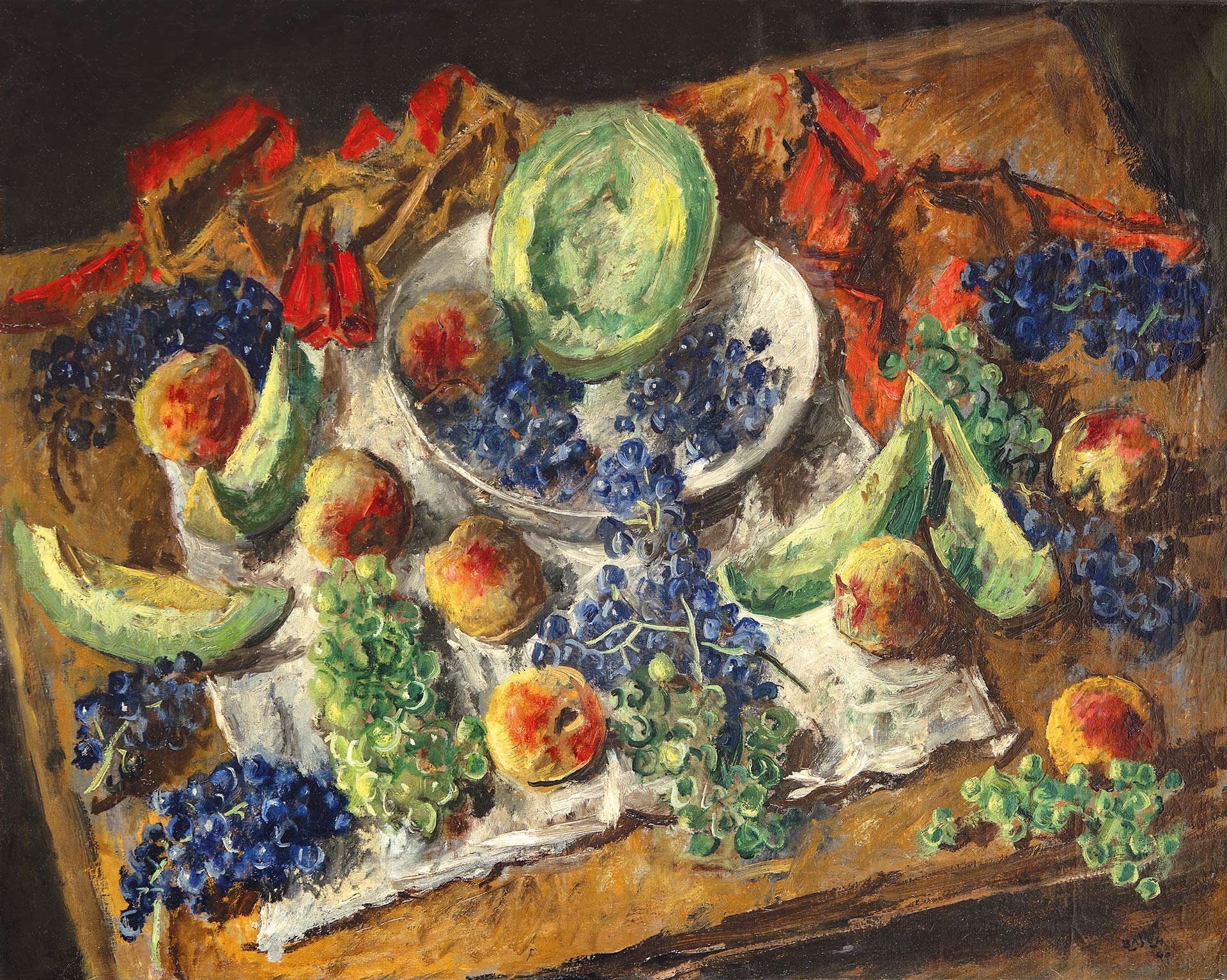 Basch Andor (1885-1944) Still-life with Grapes, 1940