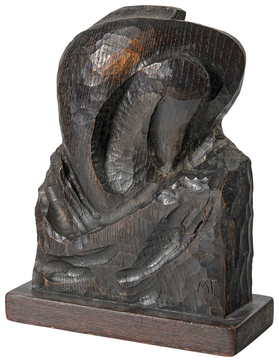 Mattis Teutsch János (1884-1960) Wooden statuette (Figure), around 1918-1919