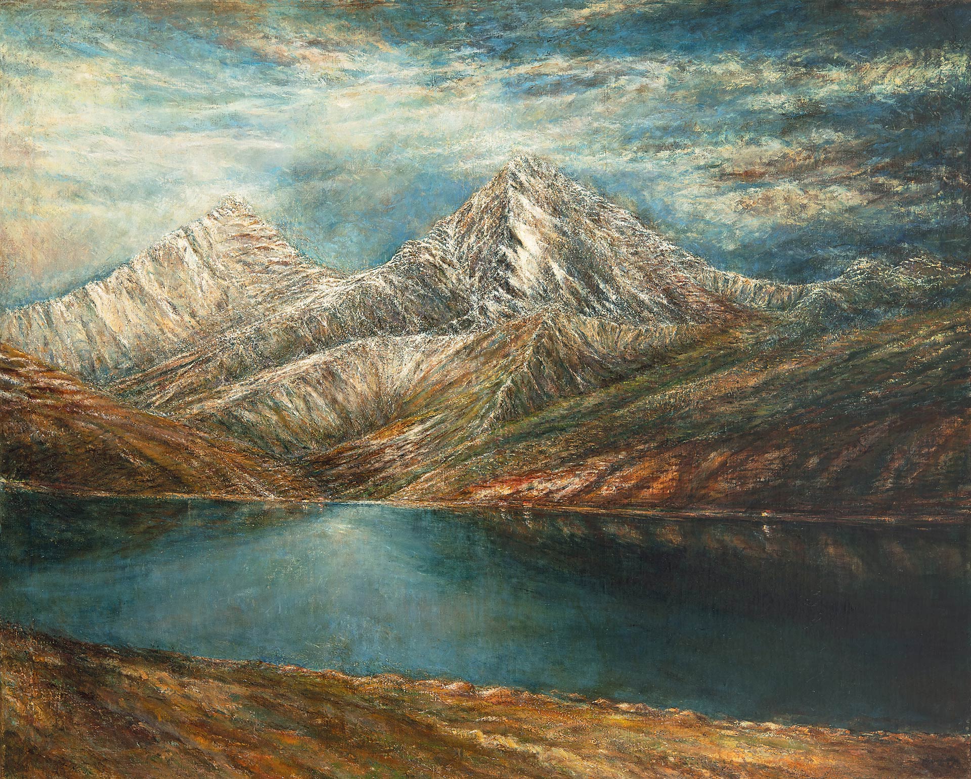 Mednyánszky László (1852-1919) Csorba glacier lake in the Tatra Mountains