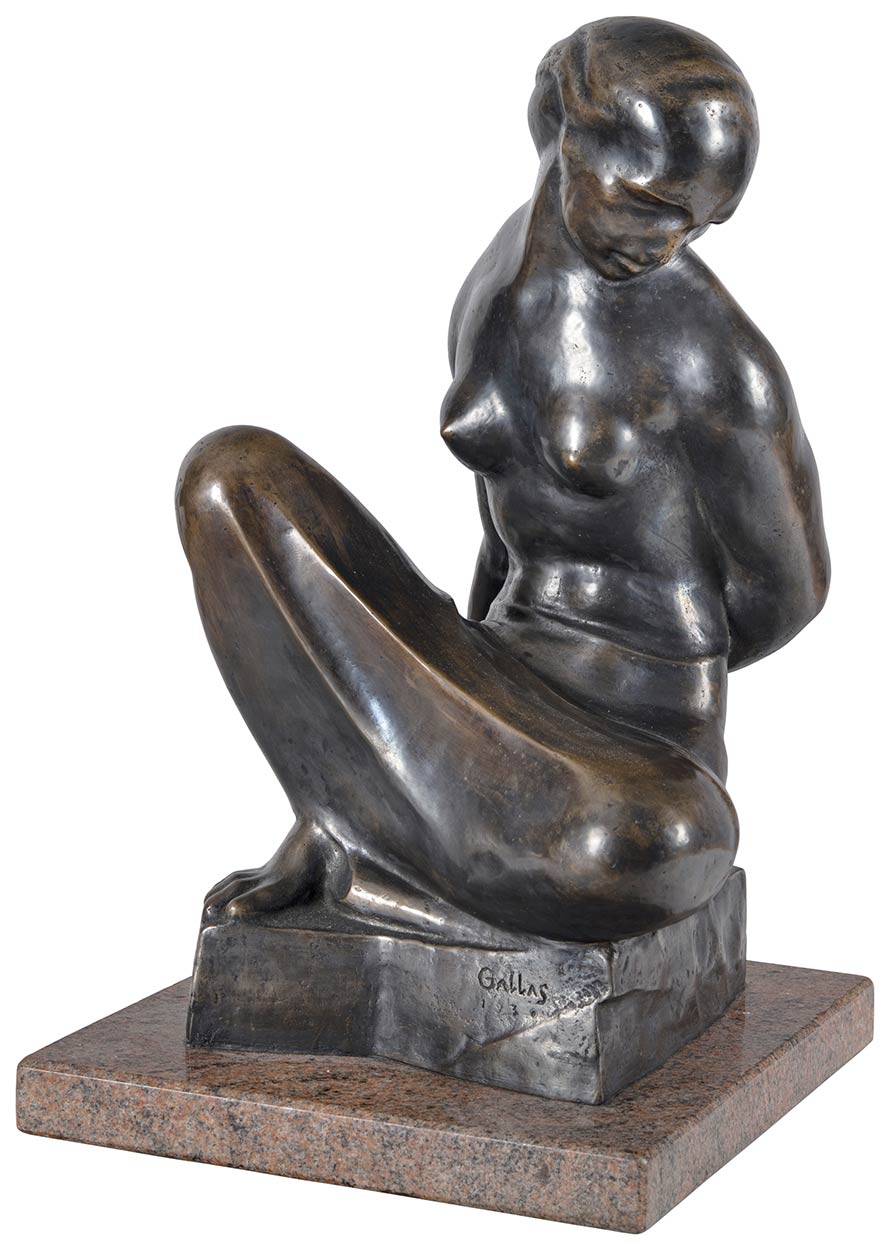 Gallas Nándor (1893- 1949) Sitting Woman, 1930