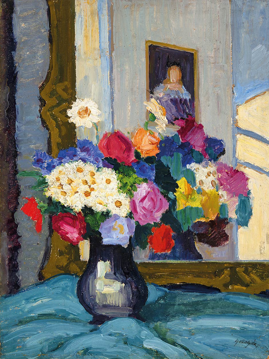 Balla Béla (1882-1965) Őszi virágok, 1910 körül