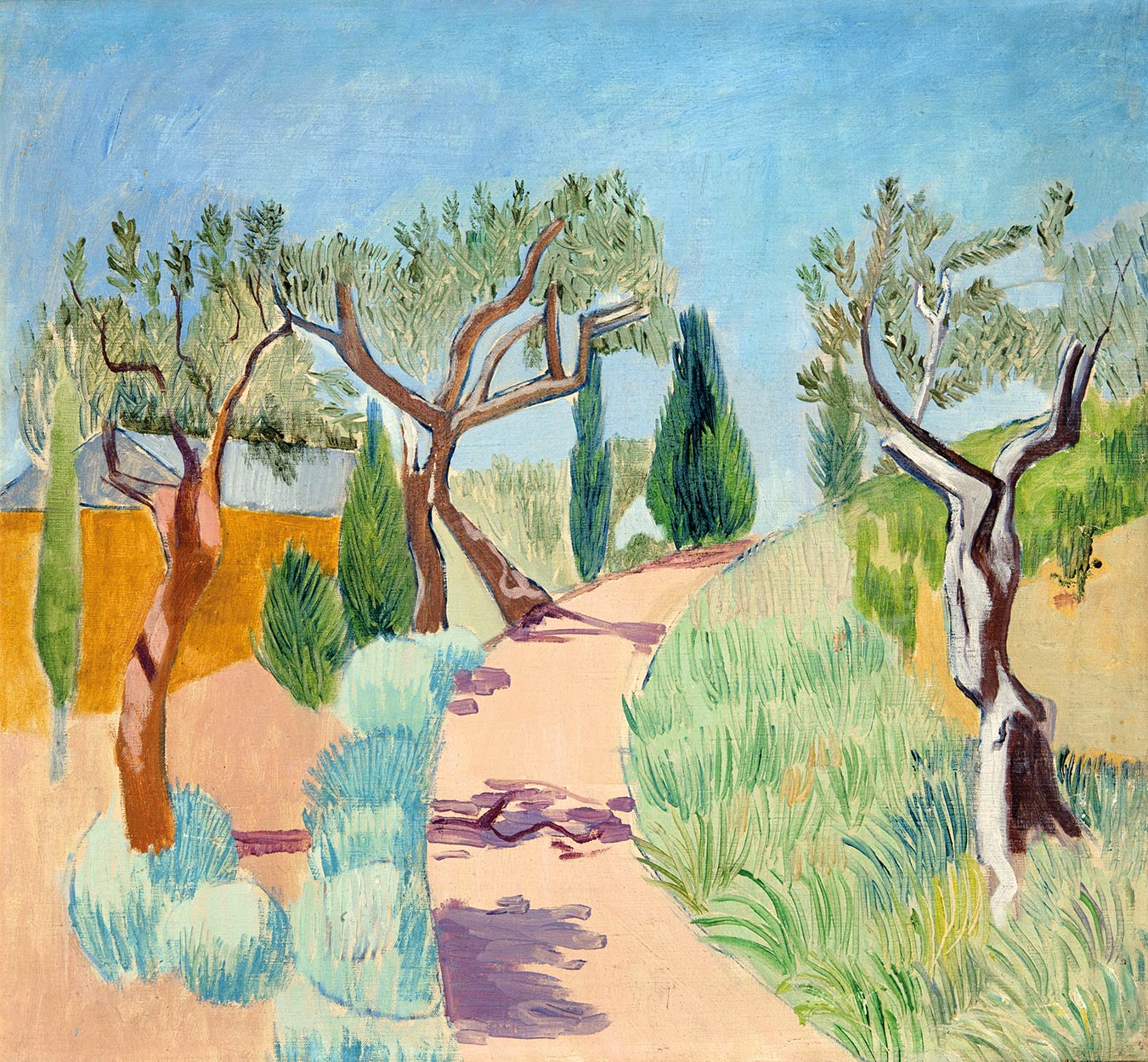 Fenyő György (1904-1978) Mediterranean Landscape