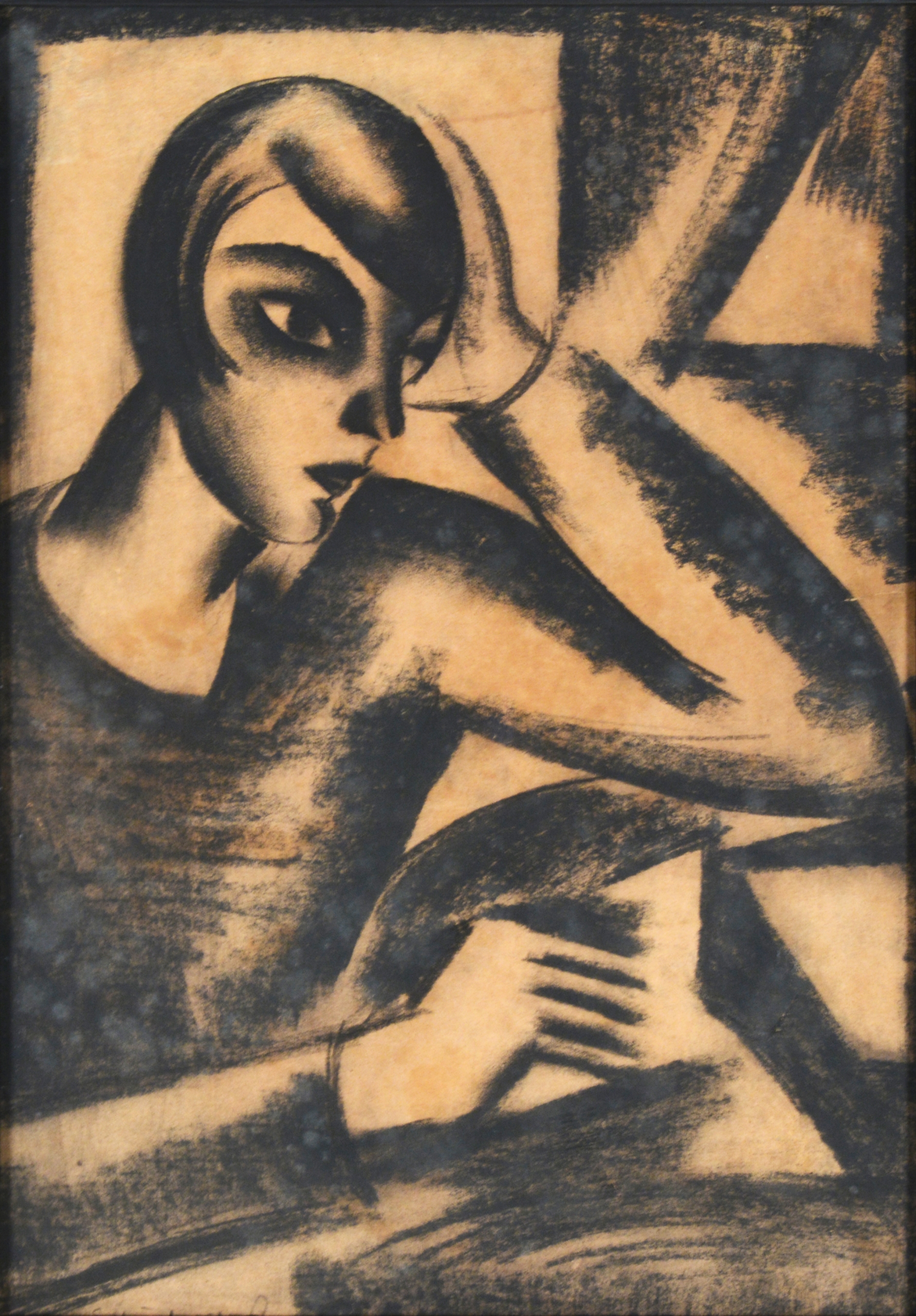 Schönberger Armand (1885-1974) Olvasó nő