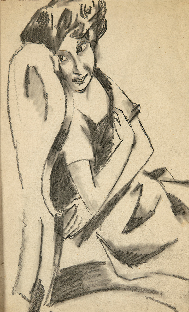 Kádár Béla (1877-1956) Portrait of the Artist's Wife
