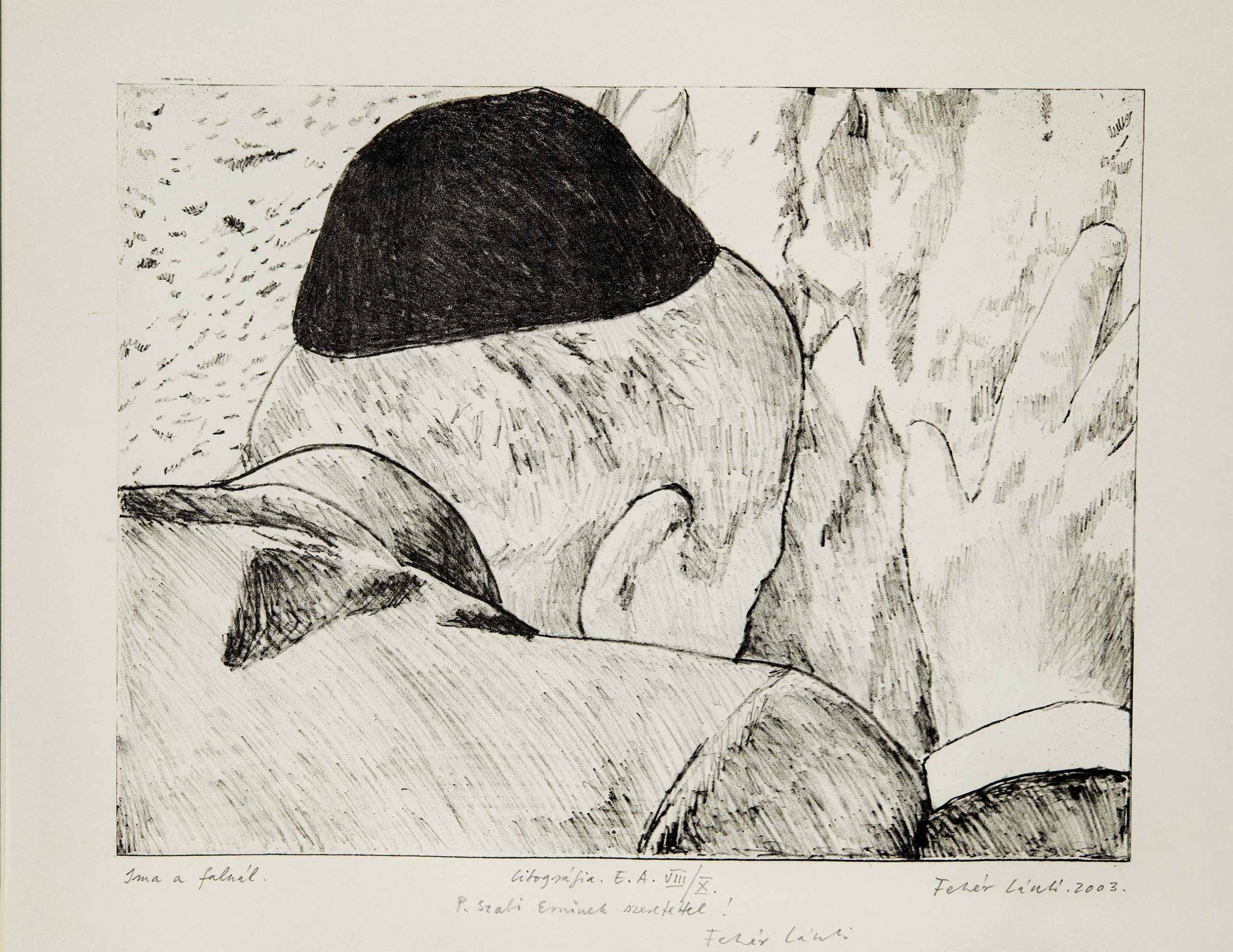 Fehér László (1953-) Pray at the Wall, 2003