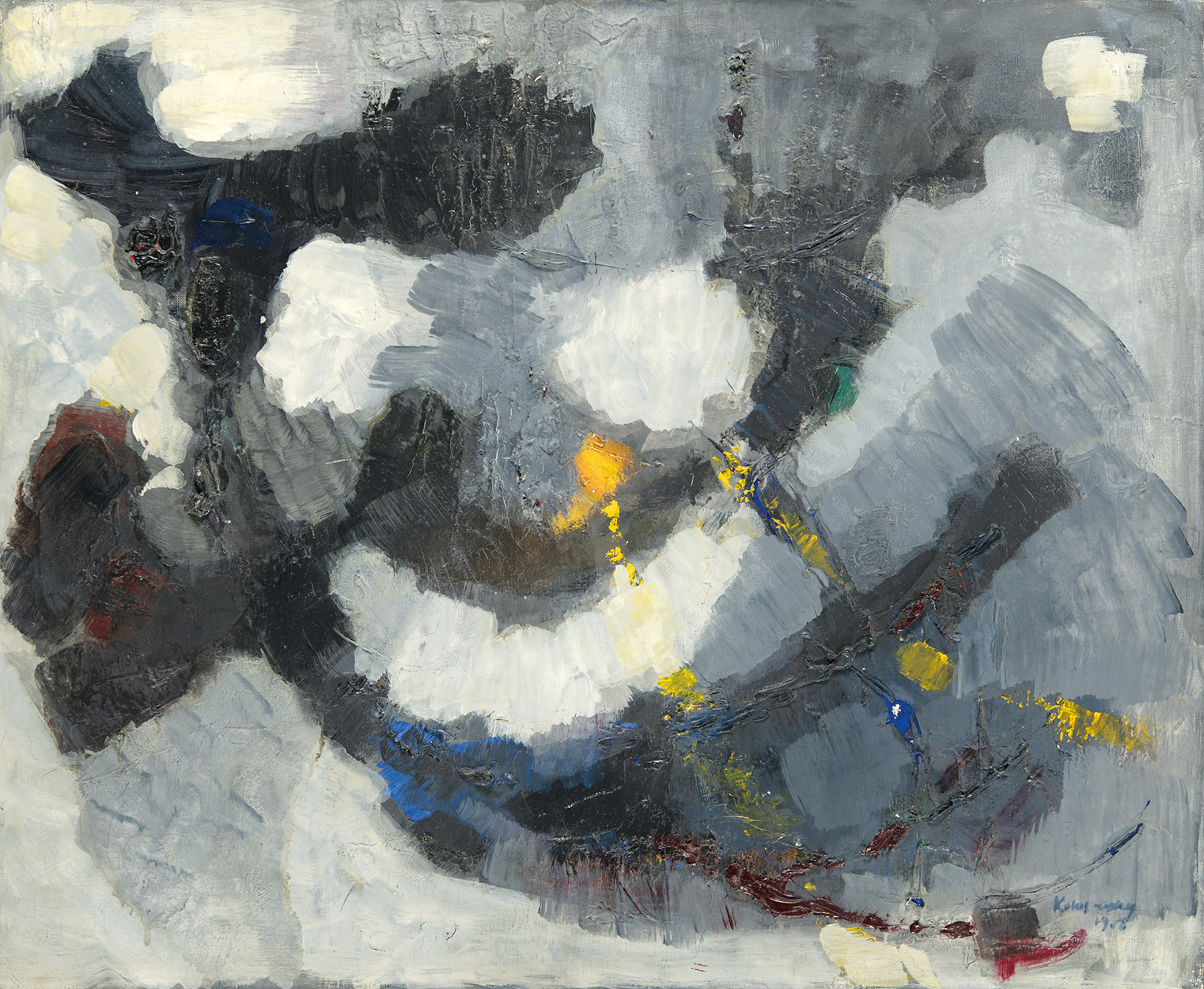 Kolozsváry Zsigmond (1899-1983) Abstract Picture, 1958