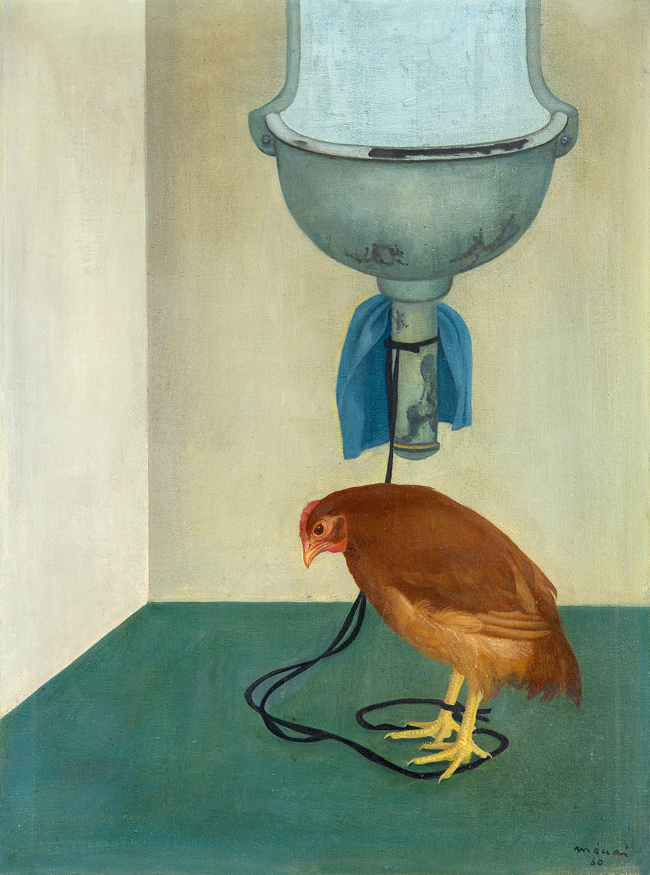 Mácsai István (1922-2005) The chicken, 1960