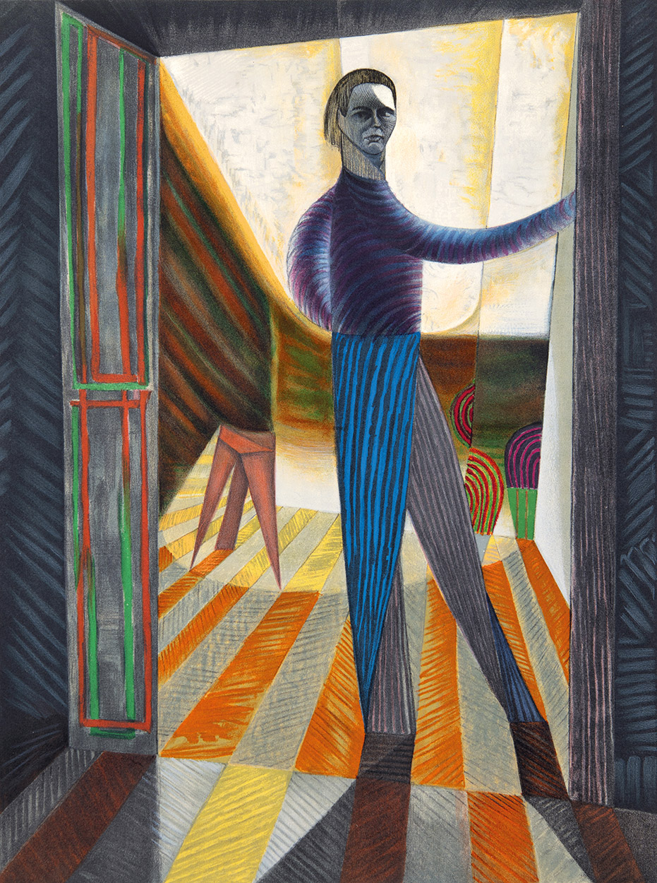 Vasarely Victor (1906-1997) Self-portrait, 1983