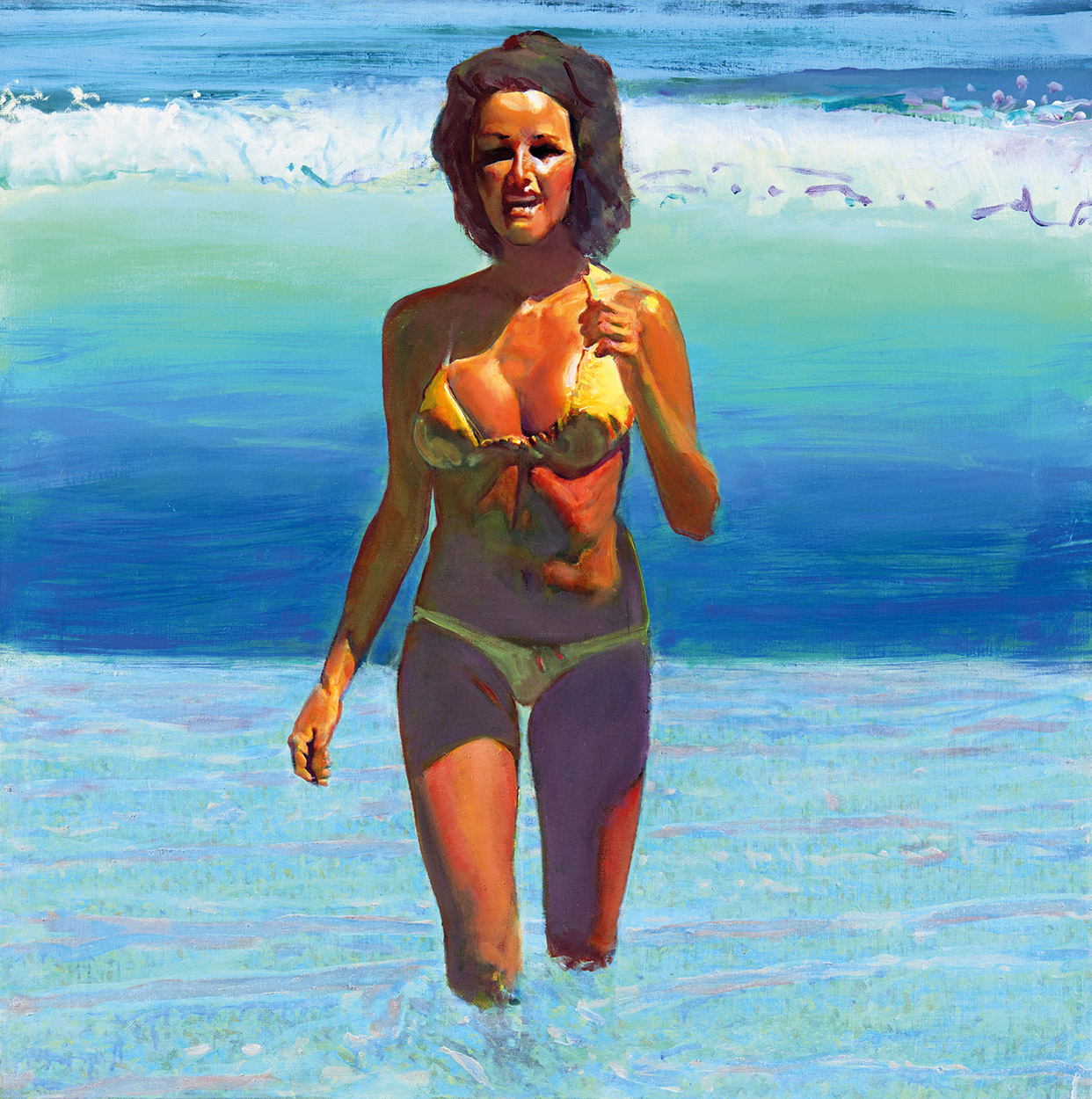 Konkoly Gyula (1941-) Bathing Woman, 2002