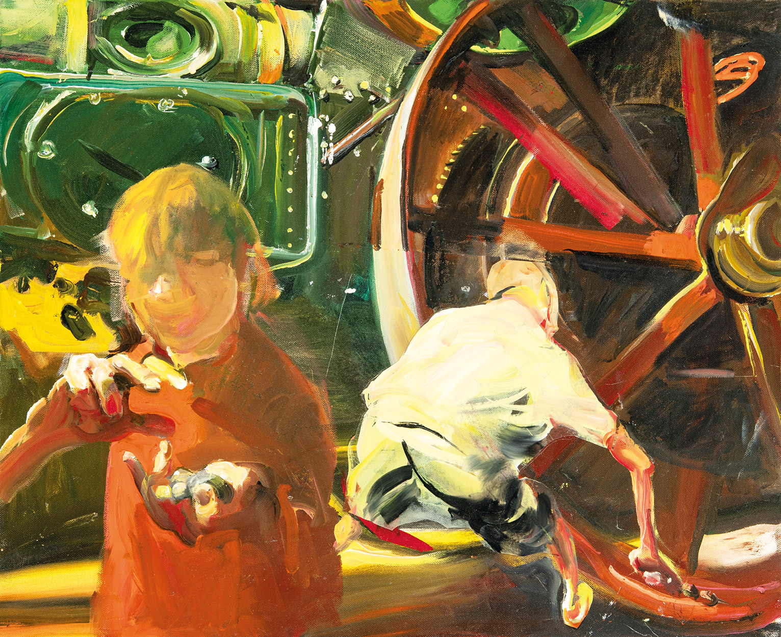 Csernus Tibor (1927-2007) Machine Repairs (Childhood Self-portrait), 2007