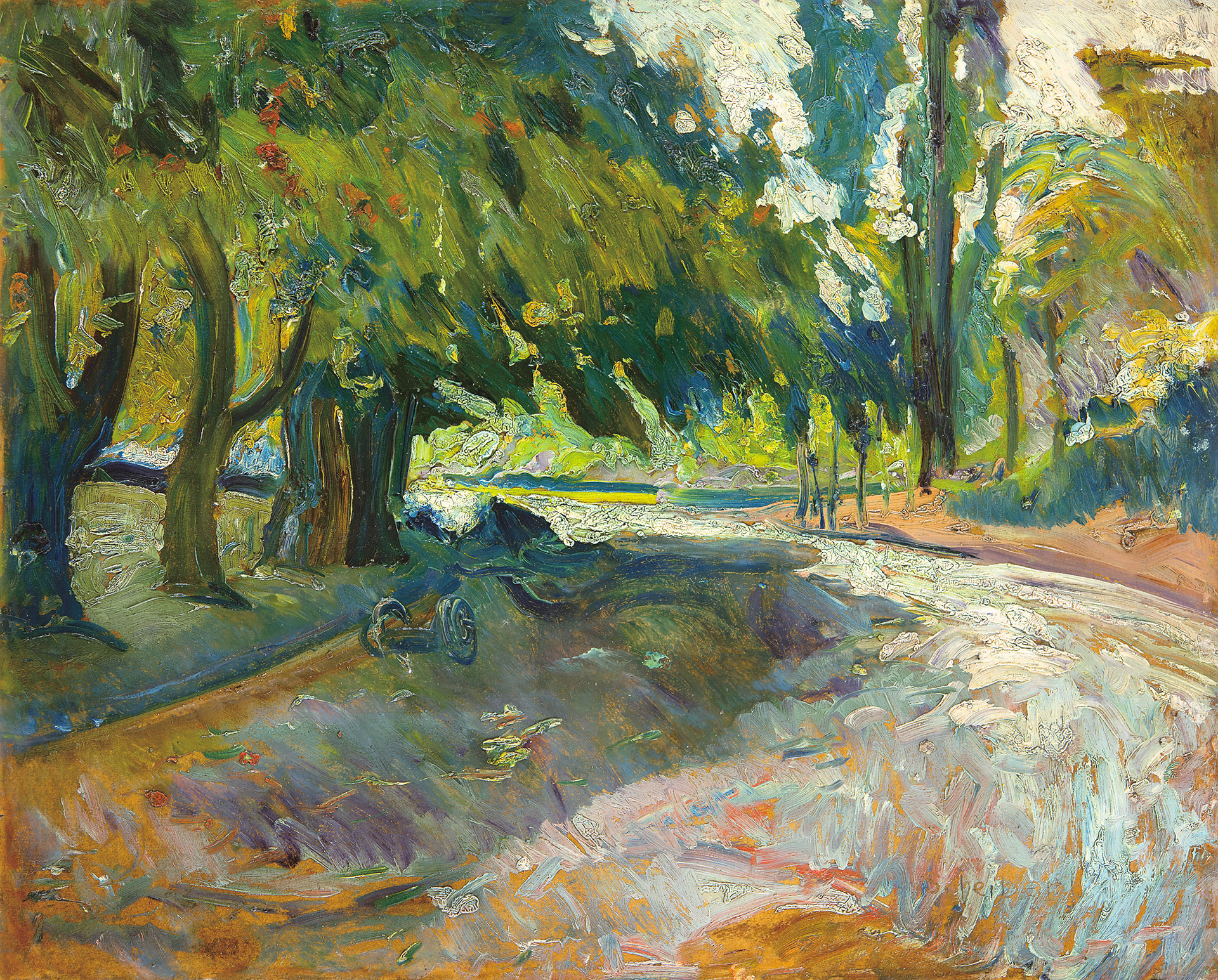 Scheiber Hugó (1873-1950) Winding path, around 1920