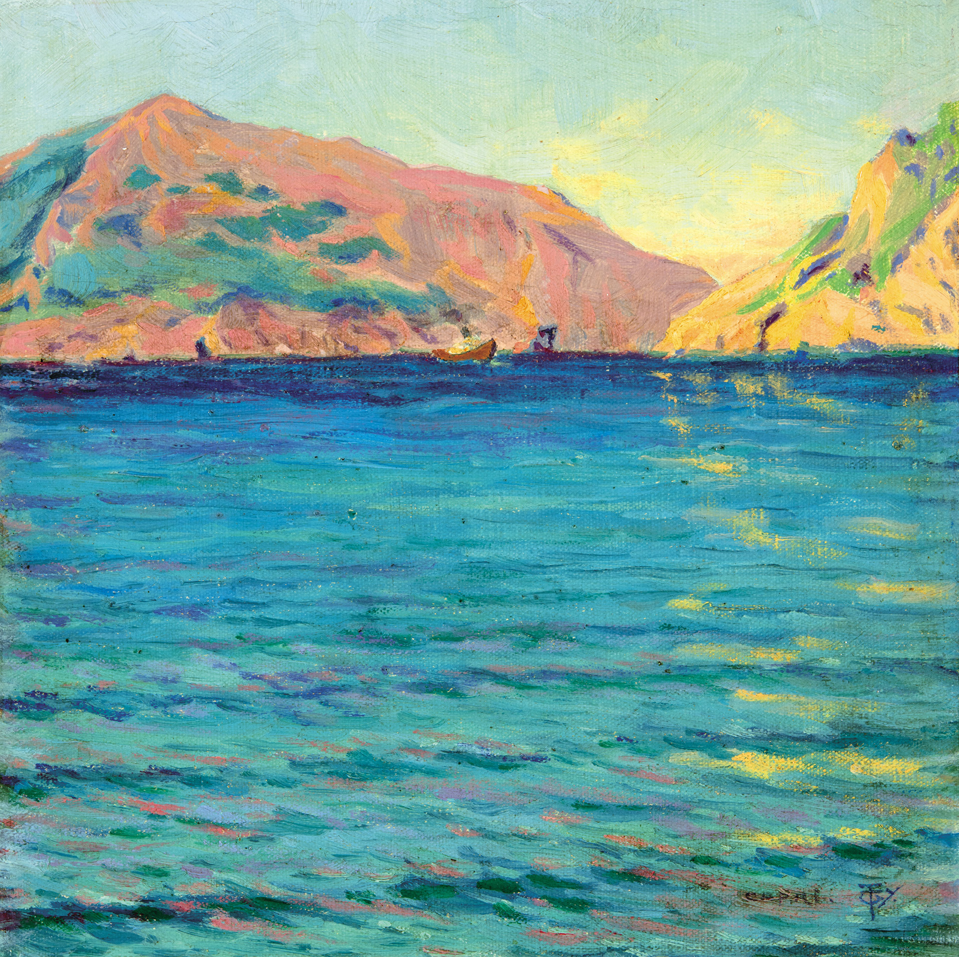 Tóth Gyula (1891-1970) Capri
