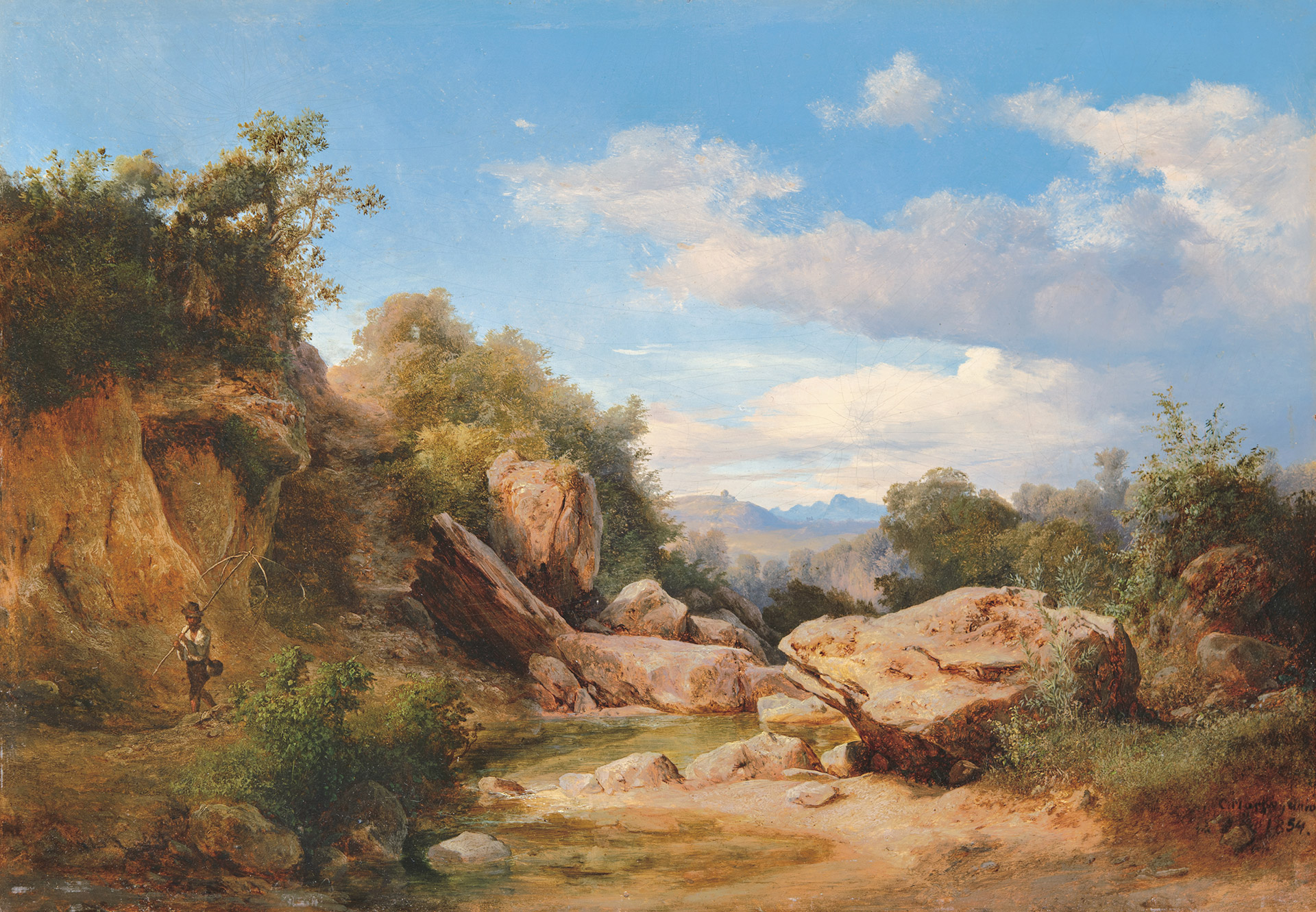 Markó Károly, Ifj. (1822 - 1891) Italian Landscape, 1854