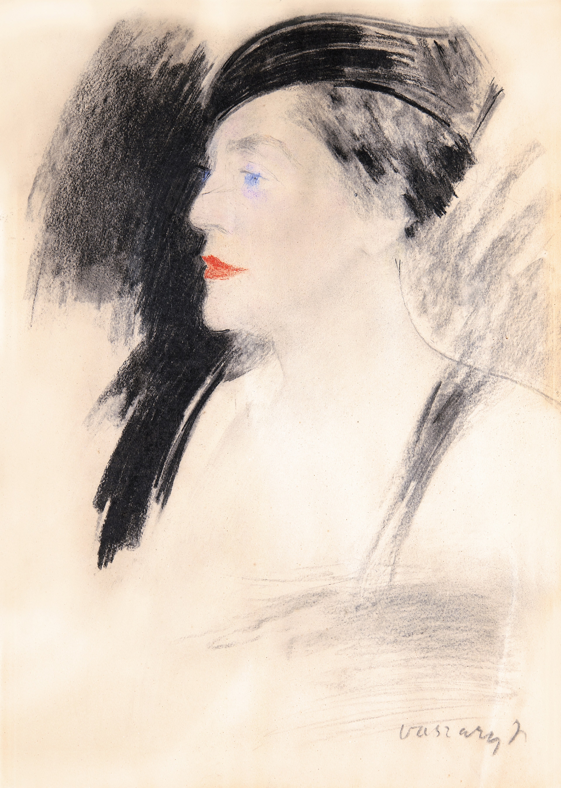 Vaszary János női portré, École de Paris
