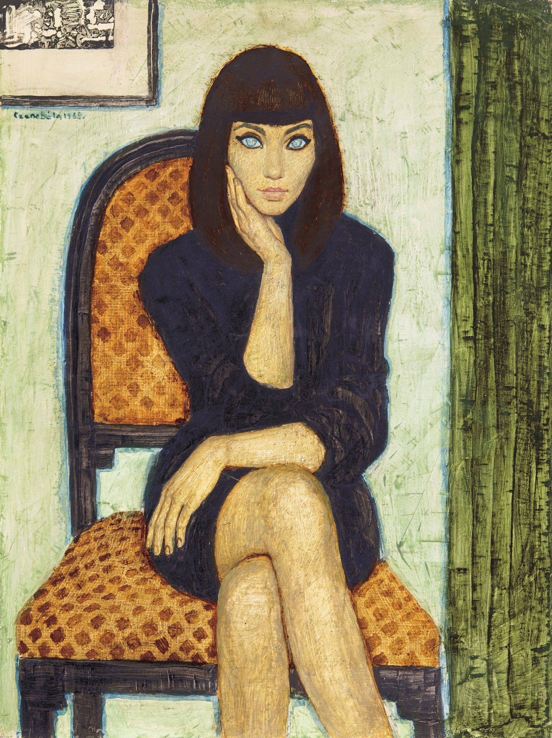 Czene Béla női portré