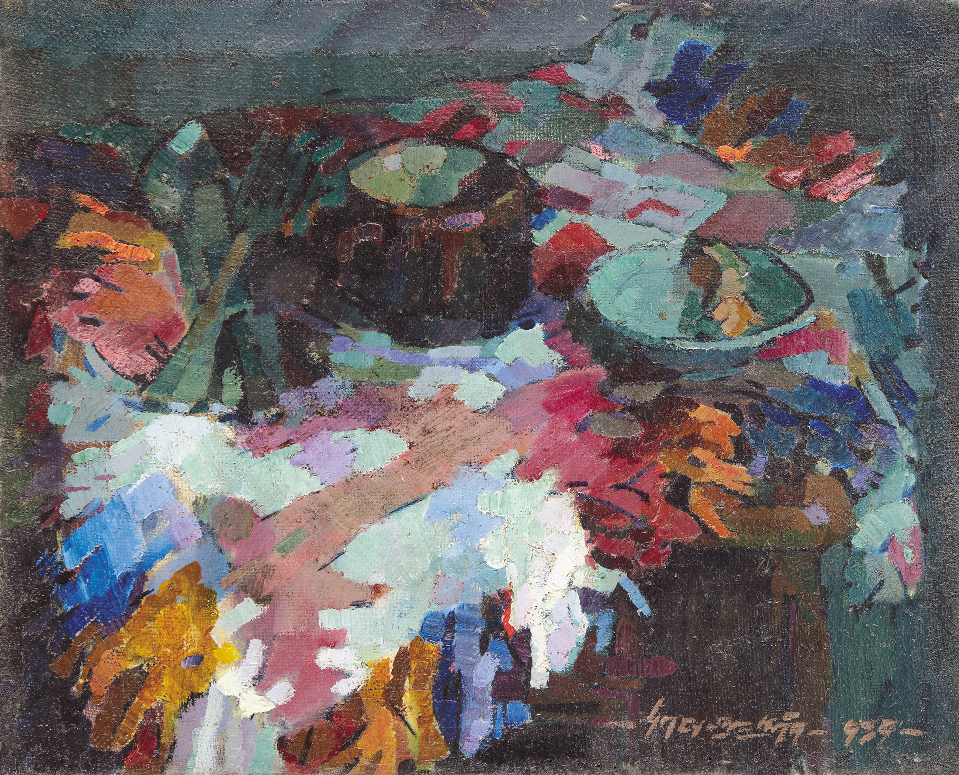 Nagy Oszkár (1883-1965) Still-life, 1939