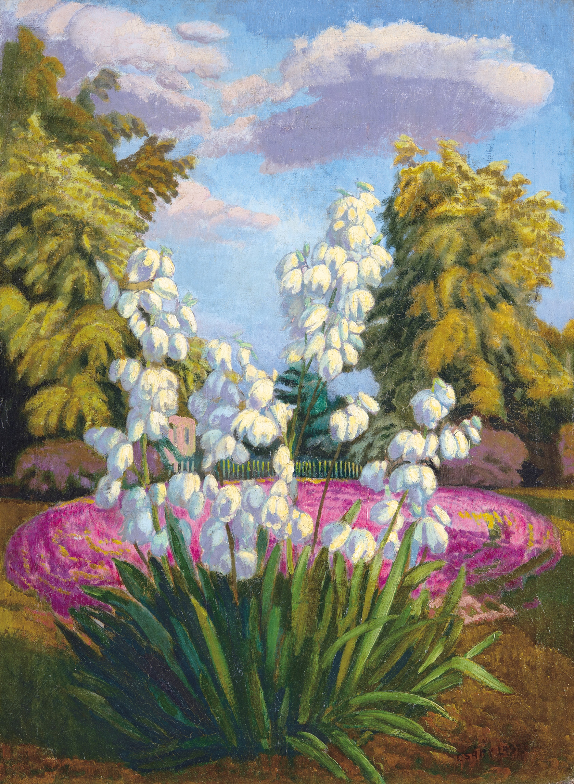 Csáky László (1888 - 1918) Flowery Garden