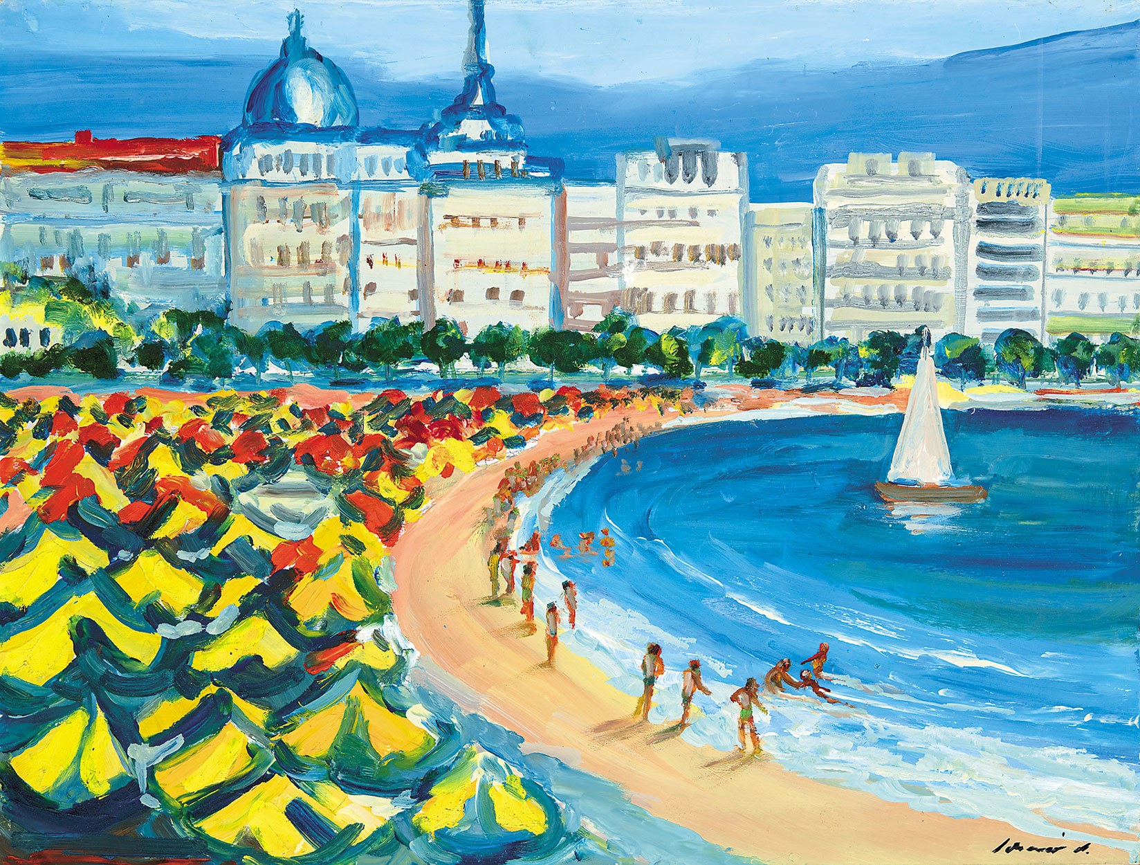 Schéner Mihály (1923-2009) Cannes (French Riviera),  2004
