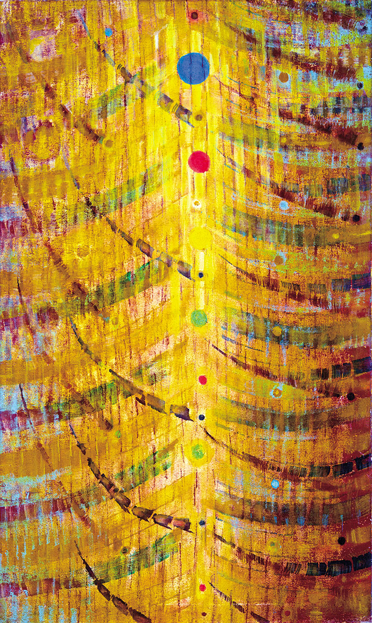 Gyarmathy Tihamér (1915-2005) Lights in the Bush (Africa), 1973
