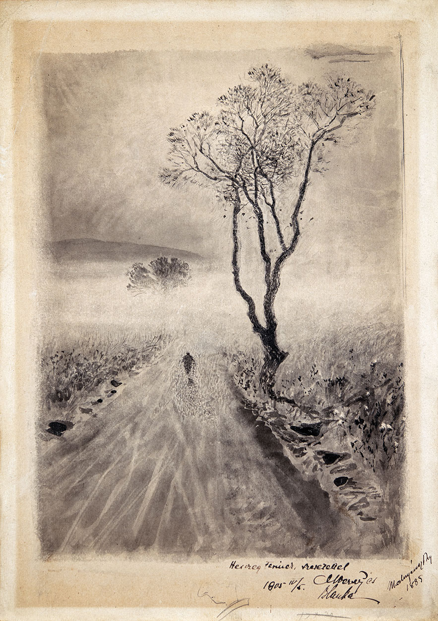 Mednyánszky László (1852-1919) On the Road, 1885