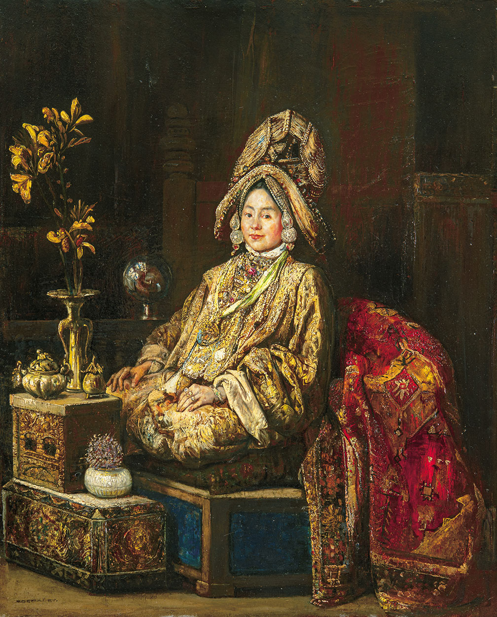 Tornai Gyula (1851-1928) A Tibetan Woman, before 1909