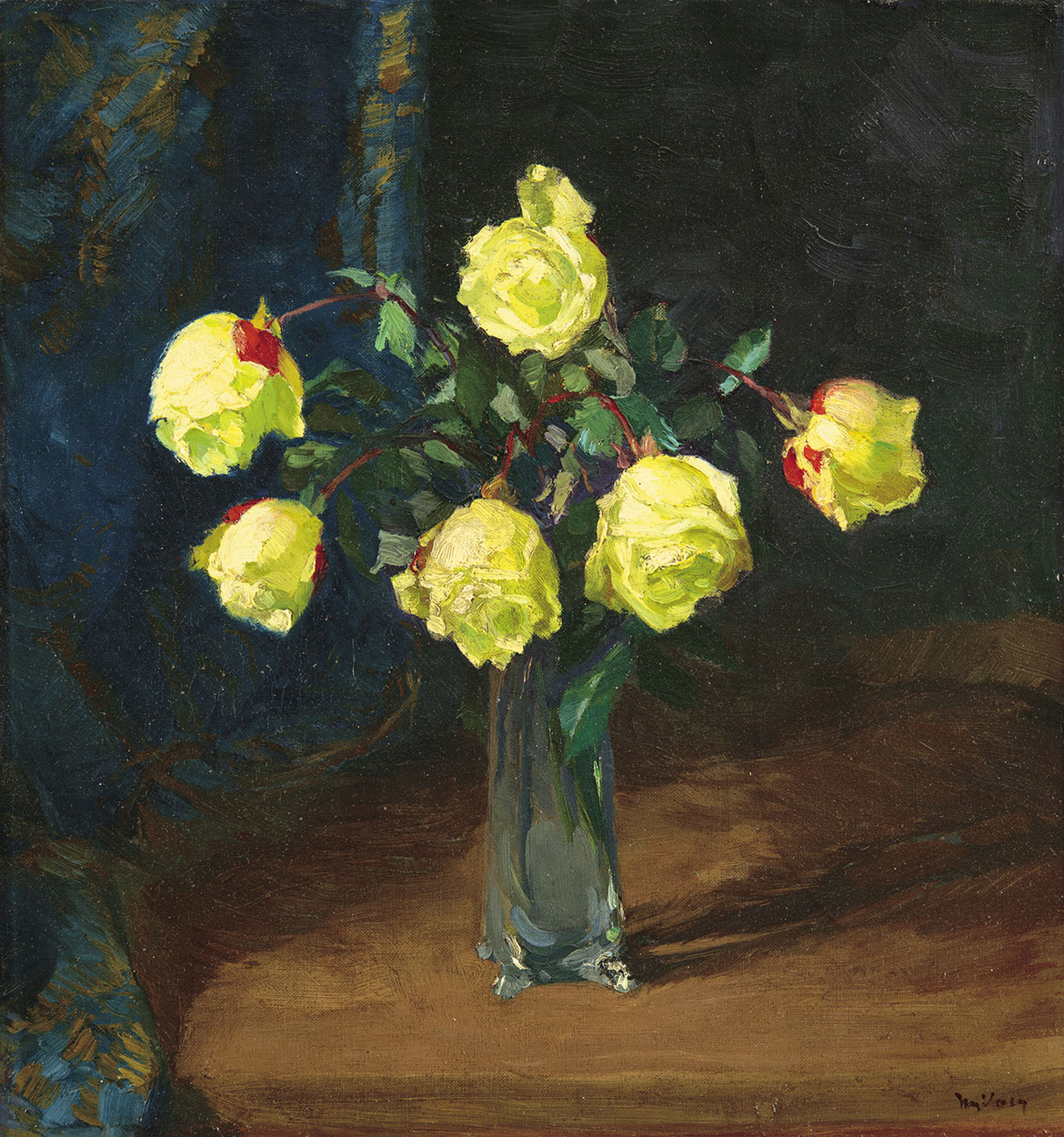 Nyilasy Sándor (1873-1934) Yellow Roses