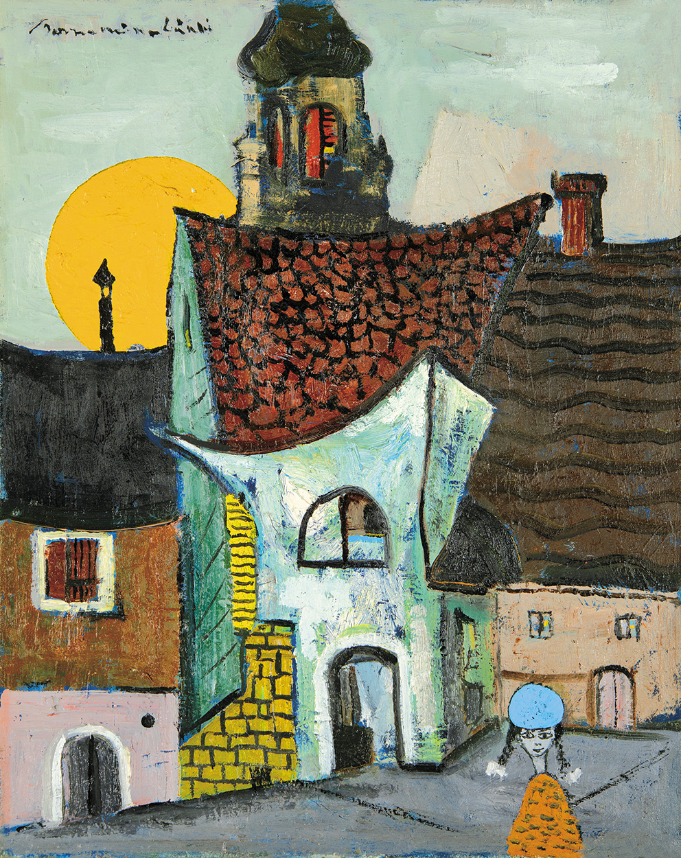 Bornemisza László (1910-1995) View of Szentendre