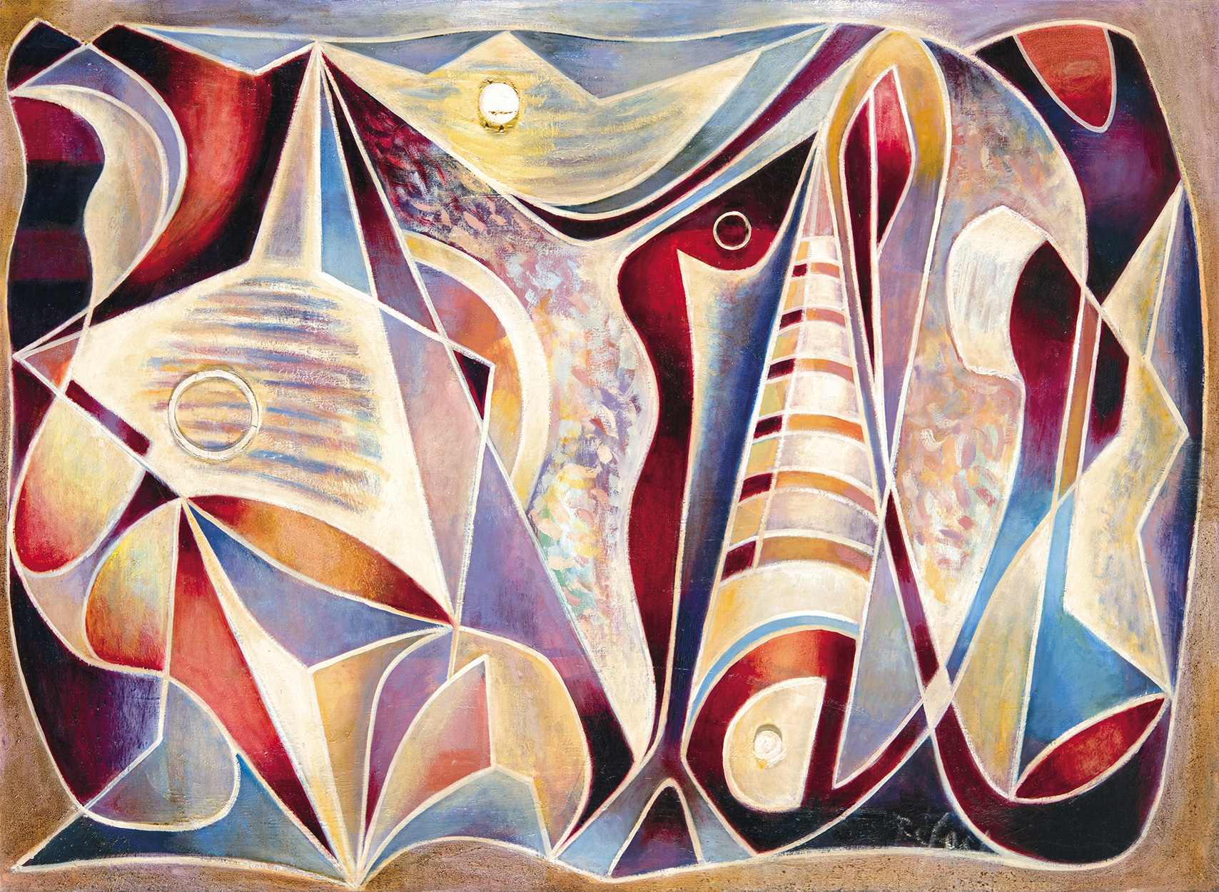 Rafael Győző Viktor (1900-1981) Abstract Composition