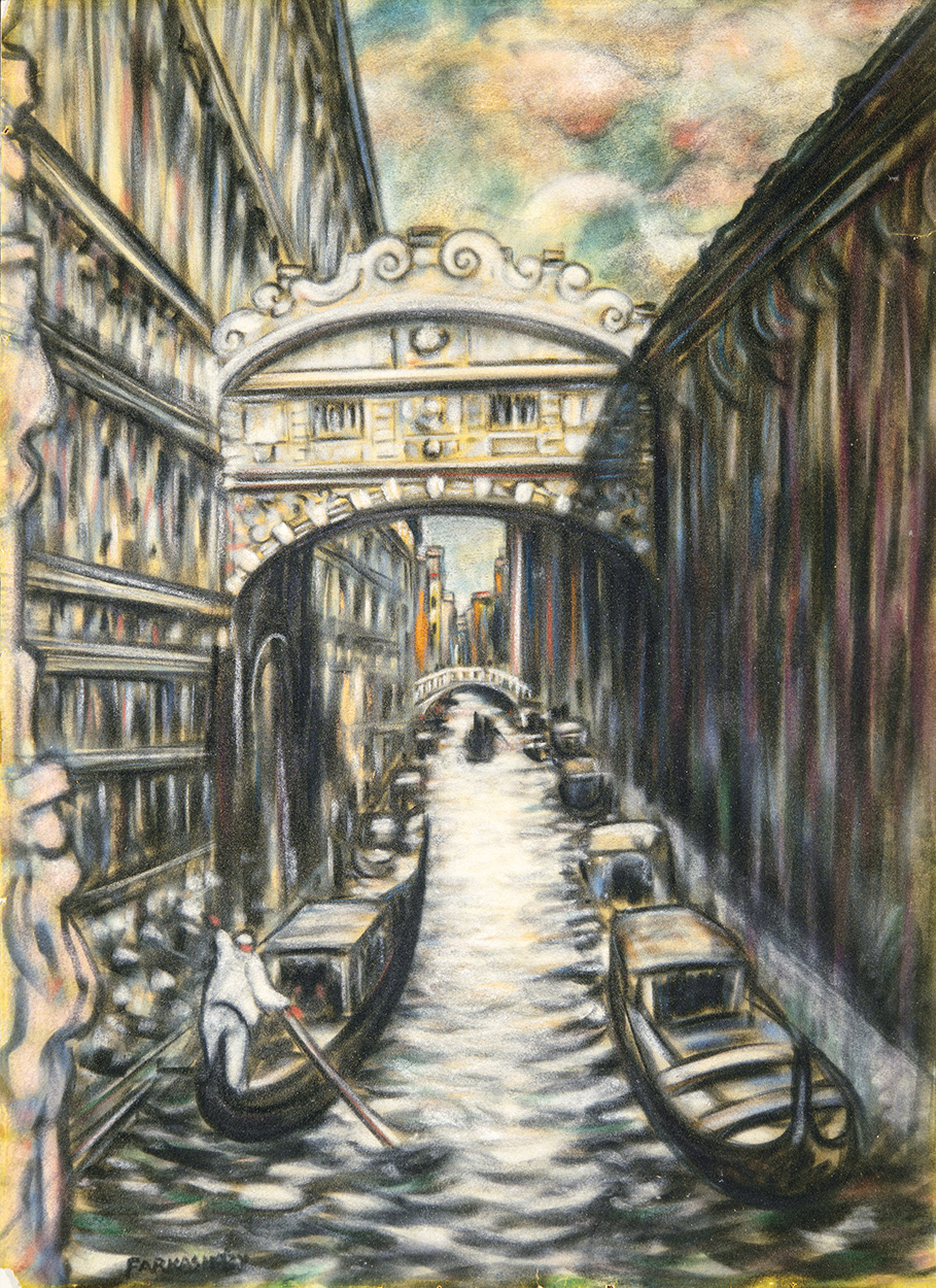Farkasházy Miklós (1895-1964) Bridge of Sighs (Venice), around 1937