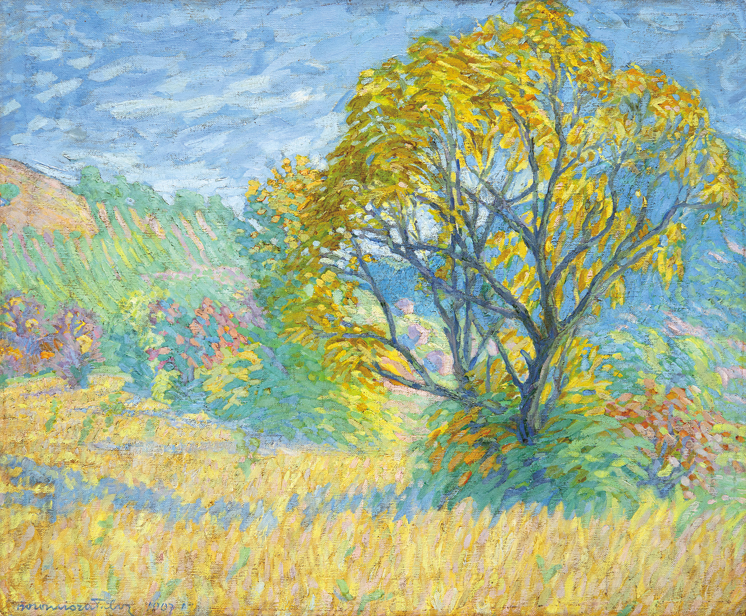 Boromisza Tibor (1880-1960) Spring Landscape, 1907