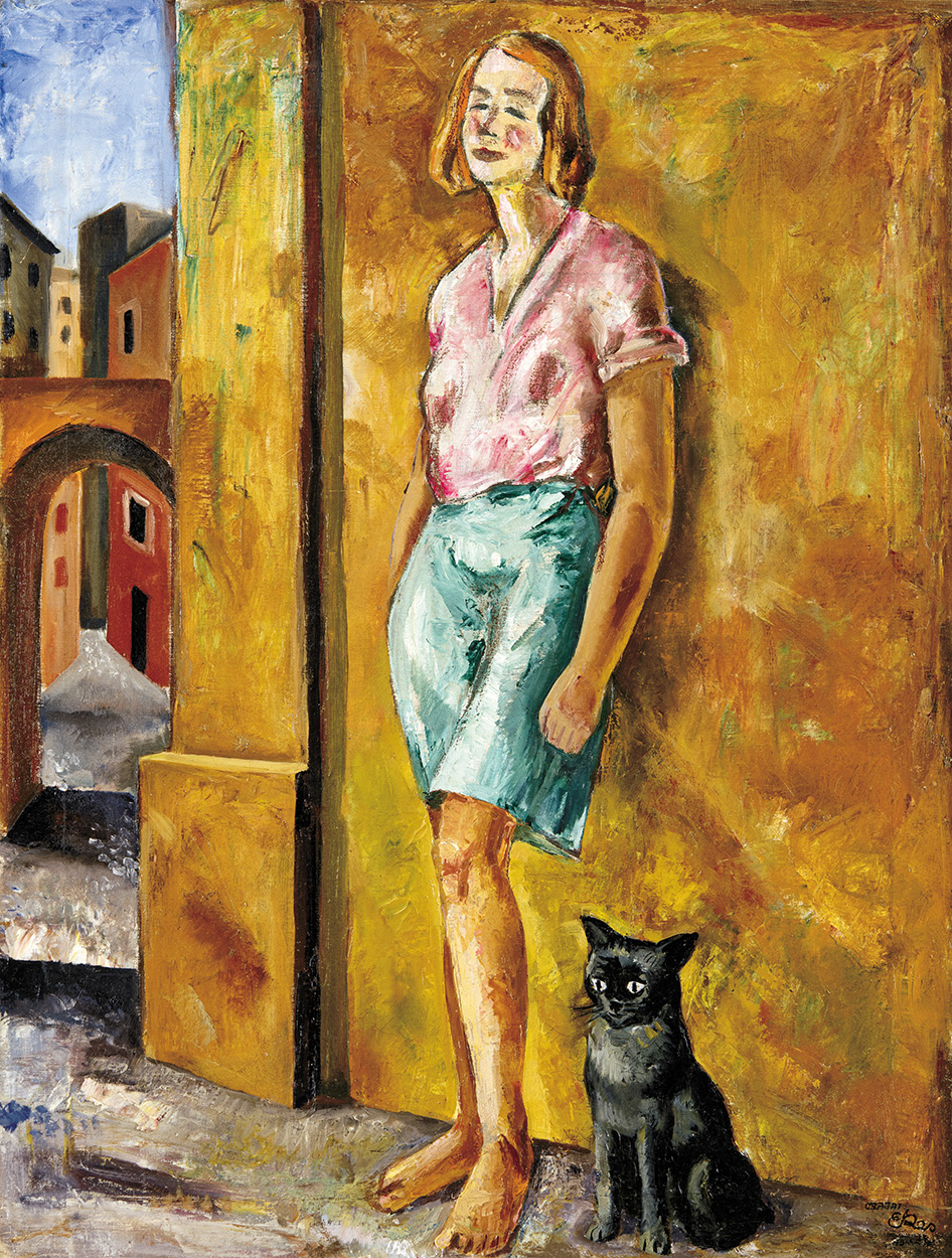 Csabai-Ékes Lajos (1890-1944) Roman Girl, 1930