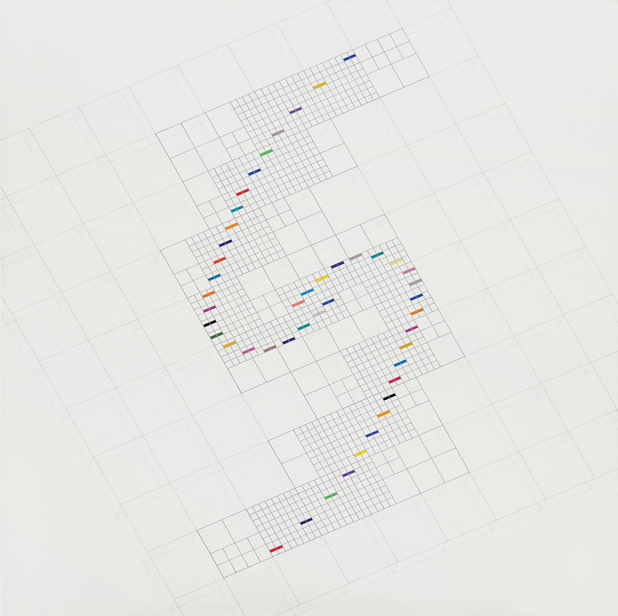 Ottó László (1966) Spiral-by-squares, 2021