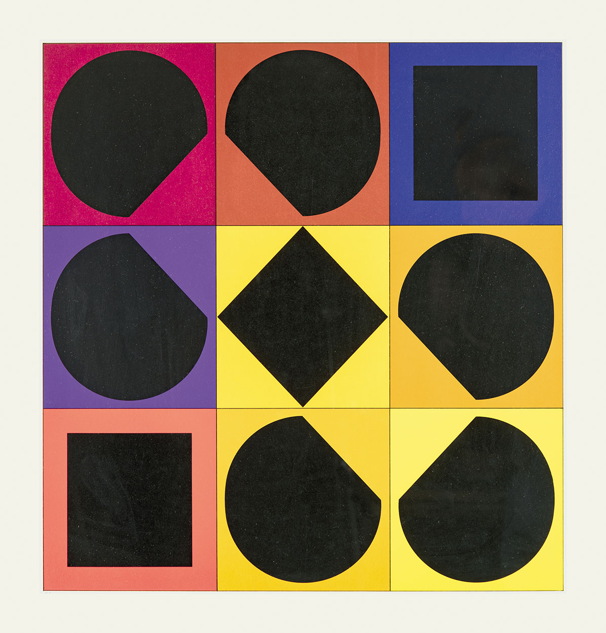 Vasarely Victor, absztrakció, geometrikus formák